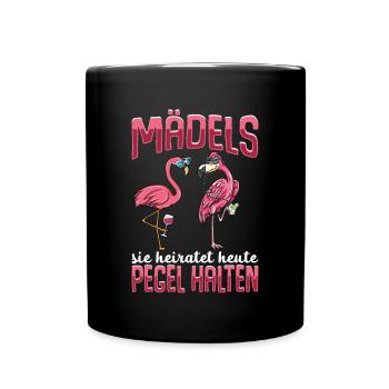 Flamingo JGA - Tasse einfarbig - Schwarz - Vorne