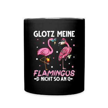 Flamingo JGA - Tasse einfarbig - Schwarz - Vorne