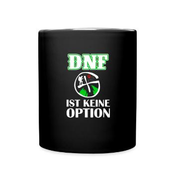 Geocaching - DNF ist keine Option - Geocacher - Tasse einfarbig - Schwarz - Vorne
