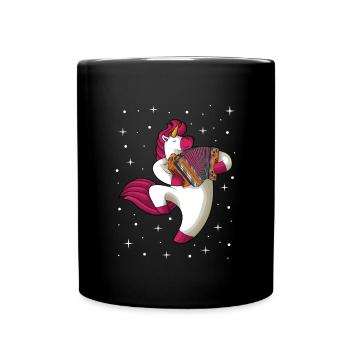 Styrian harmonica Quetschn Ziachorgel - Full Colour Mug - black - Front