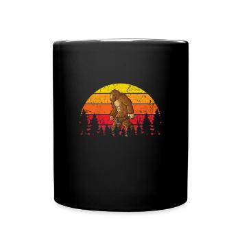 Lancer une hache - Mug uni - noir - Devant