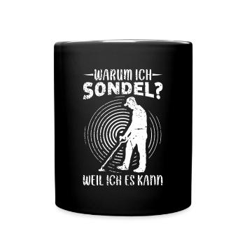 Sondeln - Tasse einfarbig - Schwarz - Vorne