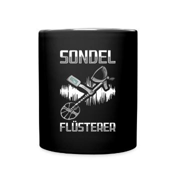 Sondeln - Tasse einfarbig - Schwarz - Vorne