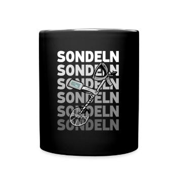 Sondeln - Tasse einfarbig - Schwarz - Vorne