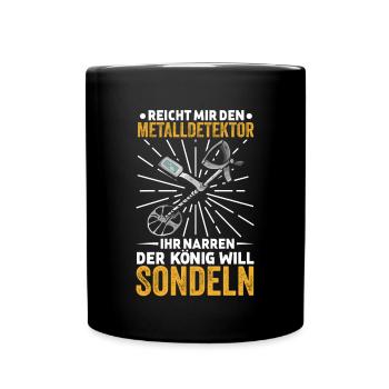 Sondeln - Tasse einfarbig - Schwarz - Vorne