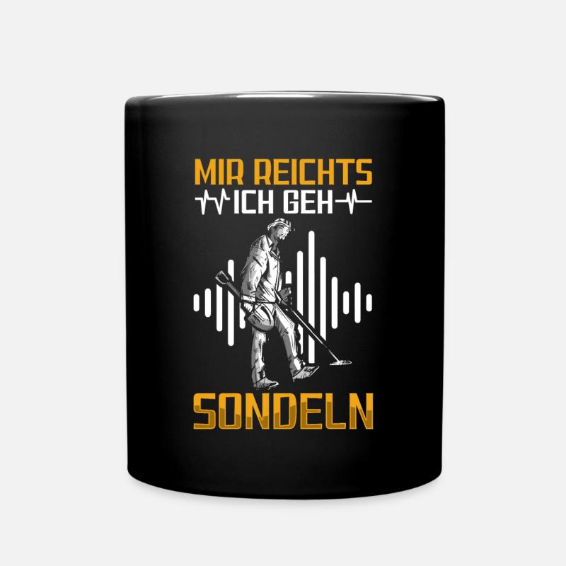 Sondeln - Tasse einfarbig - Schwarz