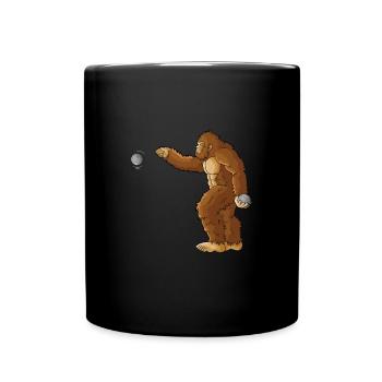 Petanque Boule Game Set Boccia - Full Colour Mug - black - Front