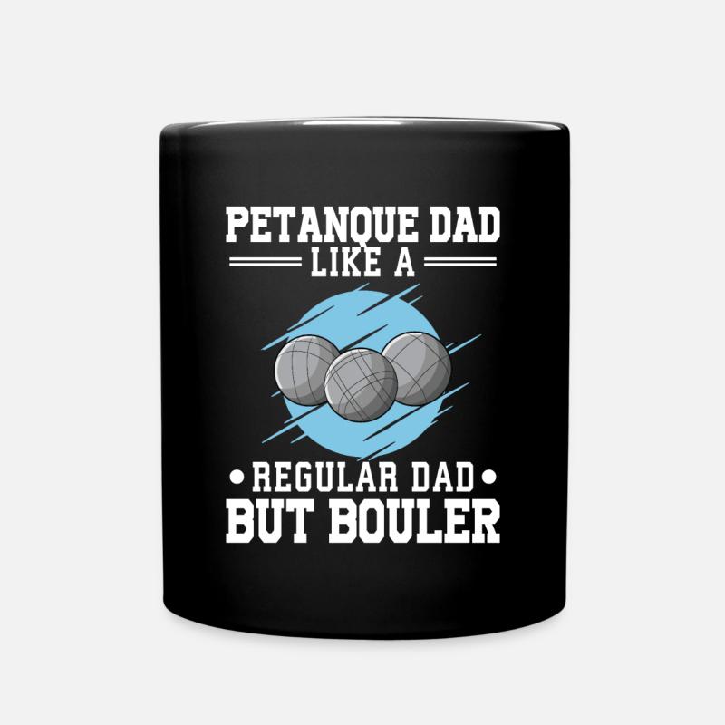 Jeu de pétanque Boule Set Boccia - Mug uni - noir