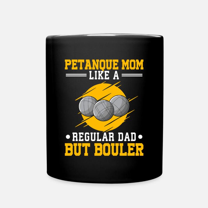 Jeu de pétanque Boule Set Boccia - Mug uni - noir
