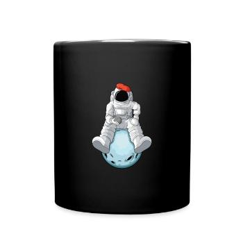Petanque Boule Game Set Boccia - Full Colour Mug - black - Front