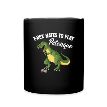 Petanque Boule Game Set Boccia - Full Colour Mug - black - Front