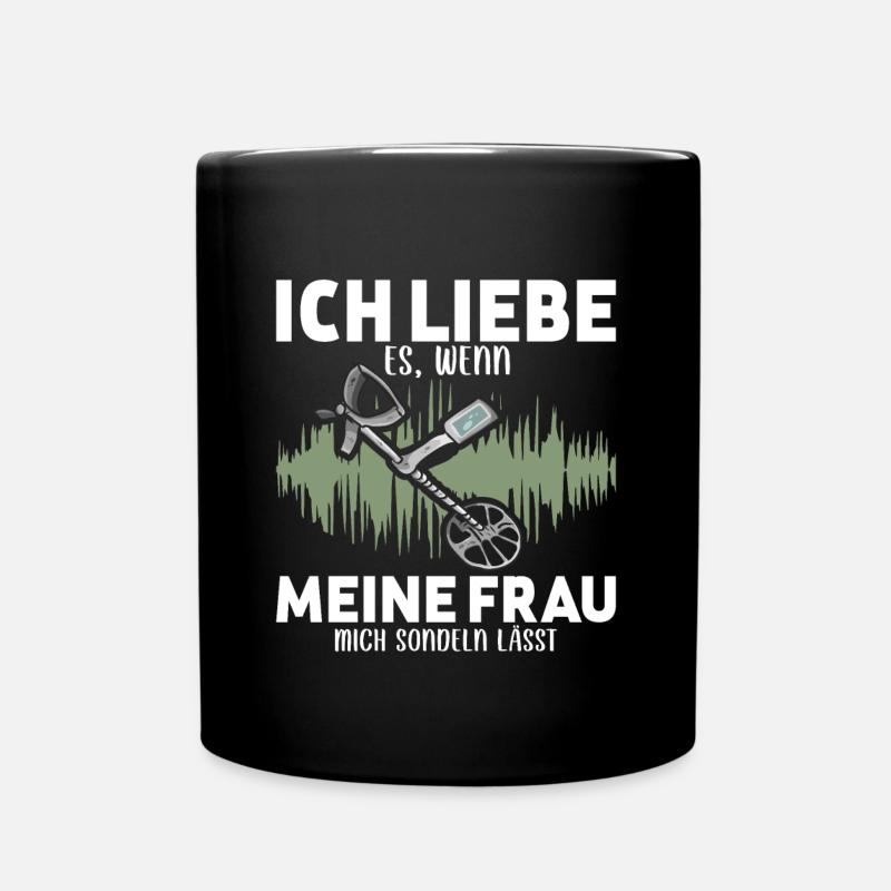 Sondeln - Tasse einfarbig - Schwarz