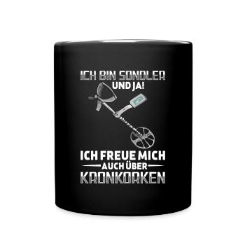 Sondeln - Tasse einfarbig - Schwarz - Vorne