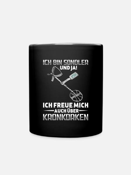 Sondeln - Tasse einfarbig - Schwarz