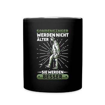 Sondeln - Tasse einfarbig - Schwarz - Vorne