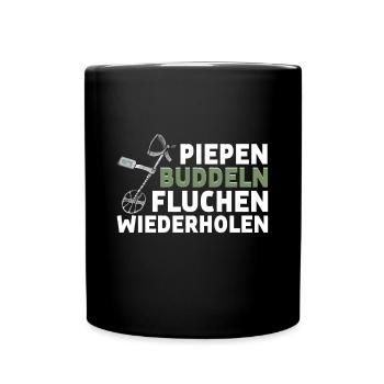 Sondeln - Tasse einfarbig - Schwarz - Vorne