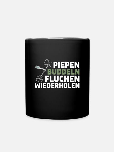 Sondeln - Tasse einfarbig - Schwarz