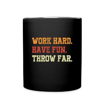 Lancer du javelot athlétisme Lanceur de javelot - Mug uni - noir - Devant