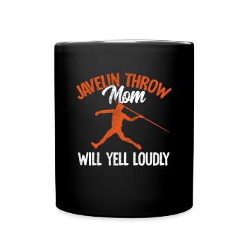 Lancer du javelot athlétisme Lanceur de javelot - Mug uni - noir - Devant