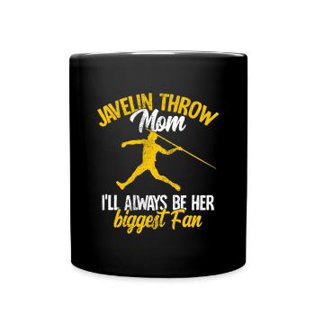 Lancer du javelot athlétisme Lanceur de javelot - Mug uni - noir - Devant