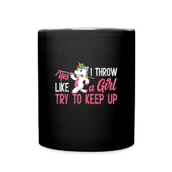 Lancer du javelot athlétisme Lanceur de javelot - Mug uni - noir - Devant