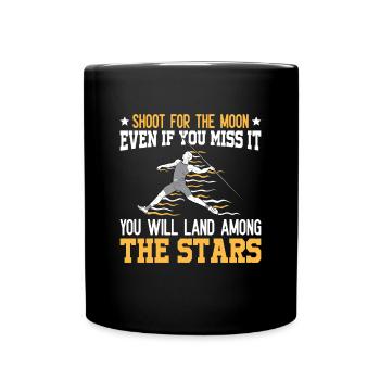 Lancer du javelot athlétisme Lanceur de javelot - Mug uni - noir - Devant