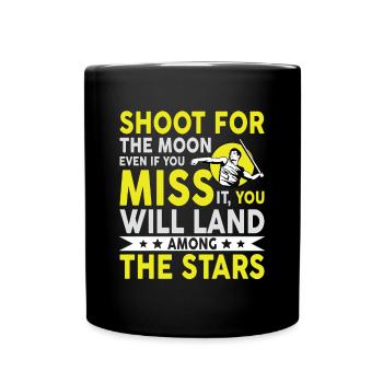 Lancer du javelot athlétisme Lanceur de javelot - Mug uni - noir - Devant
