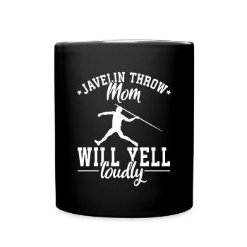 Lancer du javelot athlétisme Lanceur de javelot - Mug uni - noir - Devant