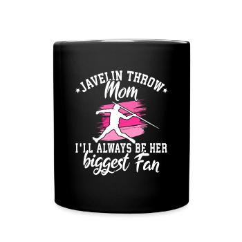 Lancer du javelot athlétisme Lanceur de javelot - Mug uni - noir - Devant
