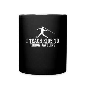 Lancer du javelot athlétisme Lanceur de javelot - Mug uni - noir - Devant