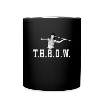 Javelin throw extensor athletics Javelin thrower - Full Colour Mug - black - Front