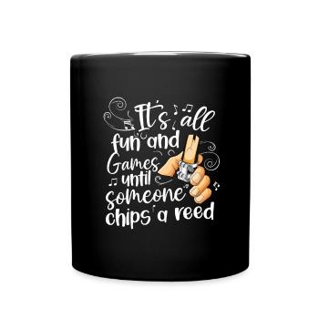 Klarinette Player Orchestra Musiker - Tasse einfarbig - Schwarz - Vorne