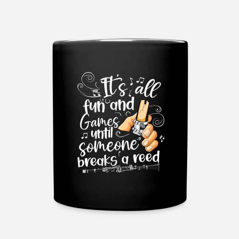 Klarinette Player Orchestra Musiker - Tasse einfarbig - Schwarz