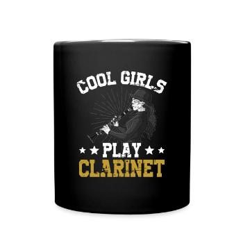 Klarinette Player Orchestra Musiker - Tasse einfarbig - Schwarz - Vorne