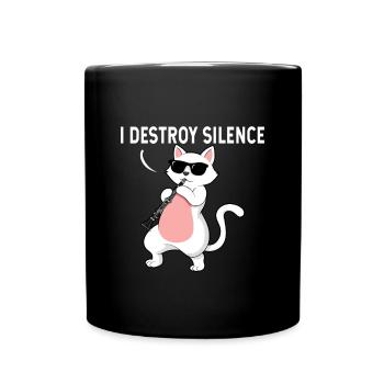 Klarinette Player Orchestra Musiker - Tasse einfarbig - Schwarz - Vorne