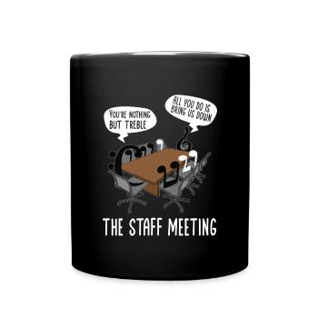 Klarinette Player Orchestra Musiker - Tasse einfarbig - Schwarz - Vorne