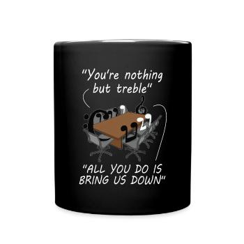 Klarinette Player Orchestra Musiker - Tasse einfarbig - Schwarz - Vorne