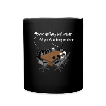 Klarinette Player Orchestra Musiker - Tasse einfarbig - Schwarz - Vorne