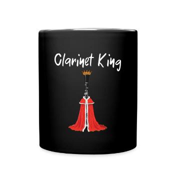 Klarinette Player Orchestra Musiker - Tasse einfarbig - Schwarz - Vorne