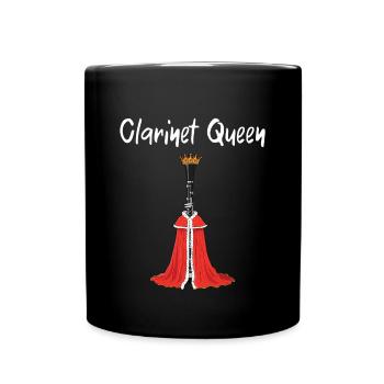 Klarinette Player Orchestra Musiker - Tasse einfarbig - Schwarz - Vorne