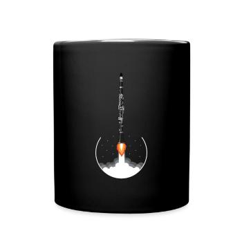 Klarinette Player Orchestra Musiker - Tasse einfarbig - Schwarz - Vorne
