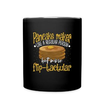 Pancakes - Full Colour Mug - black - Front