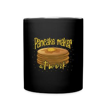 Pancakes - Full Colour Mug - black - Front