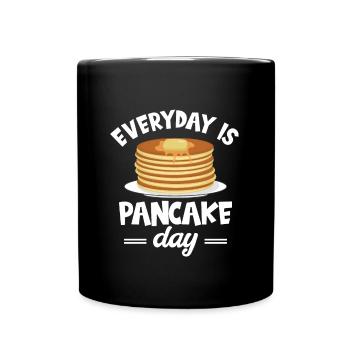 Pancakes - Full Colour Mug - black - Front