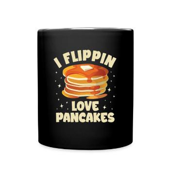 Pancakes - Full Colour Mug - black - Front