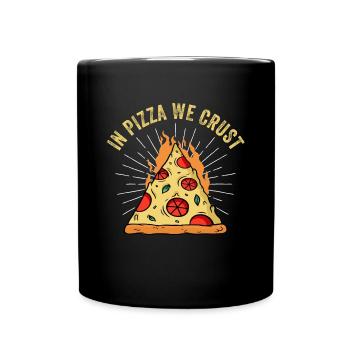 Pizza Baker Faites votre propre pizza - Mug uni - noir - Devant