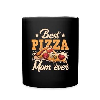 Pizza Baker Faites votre propre pizza - Mug uni - noir - Devant