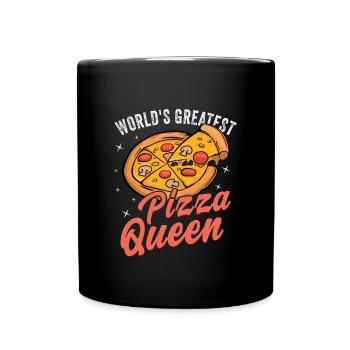 Pizza Baker Faites votre propre pizza - Mug uni - noir - Devant
