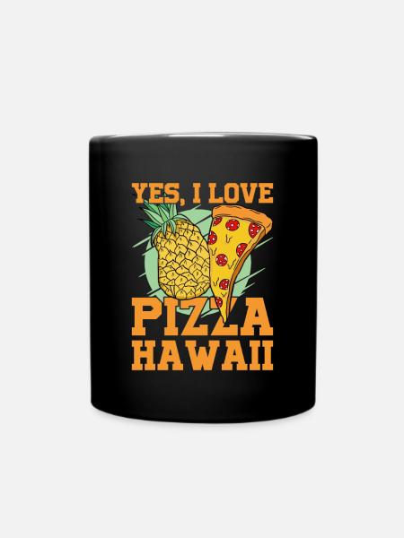 Pizza Bäcker Pizza selber machen - Tasse einfarbig - Schwarz