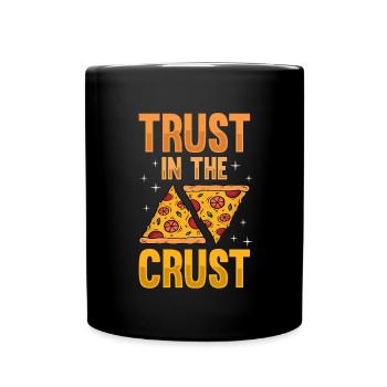 Pizza Baker Make your own pizza - Full Colour Mug - black - Front